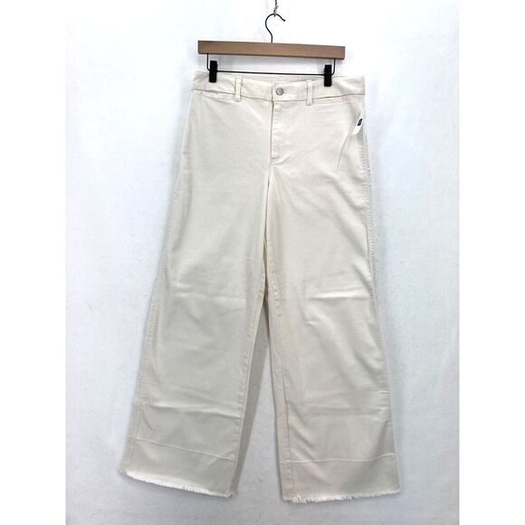 GAP Pants - GAP Cream Wide Leg Crop Pants. 10 Tall